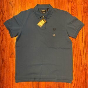 CHAPS NWT Men's Classic Navy Polo Shirt Size L